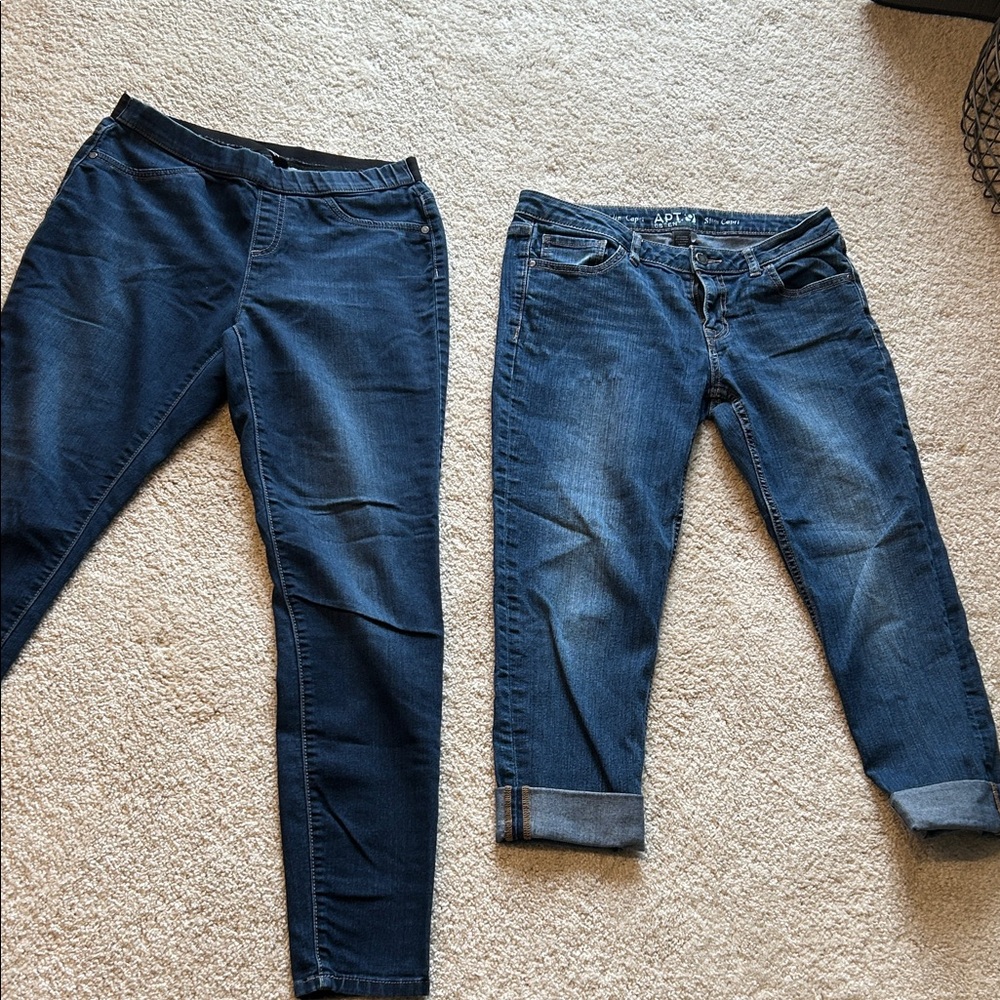 Women's Dark Blue Jeggings and Jeans